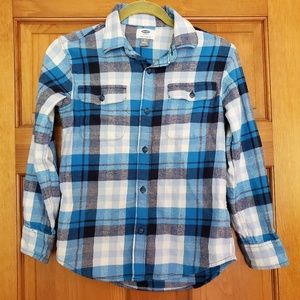 Old Navy Boys flannel button down